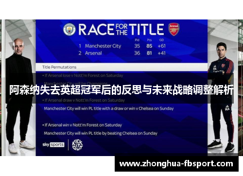 阿森纳失去英超冠军后的反思与未来战略调整解析 阿森纳失去英超冠军后的反思与未来战略调整解析