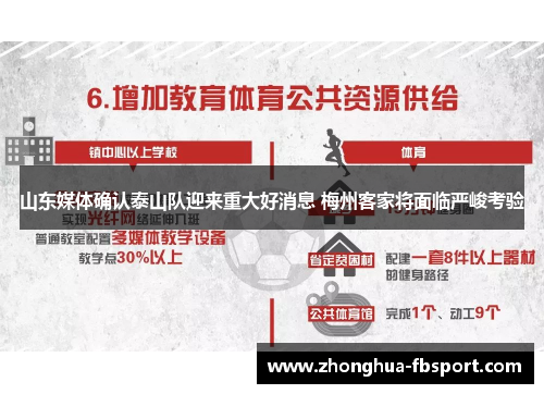 山东媒体确认泰山队迎来重大好消息 梅州客家将面临严峻考验